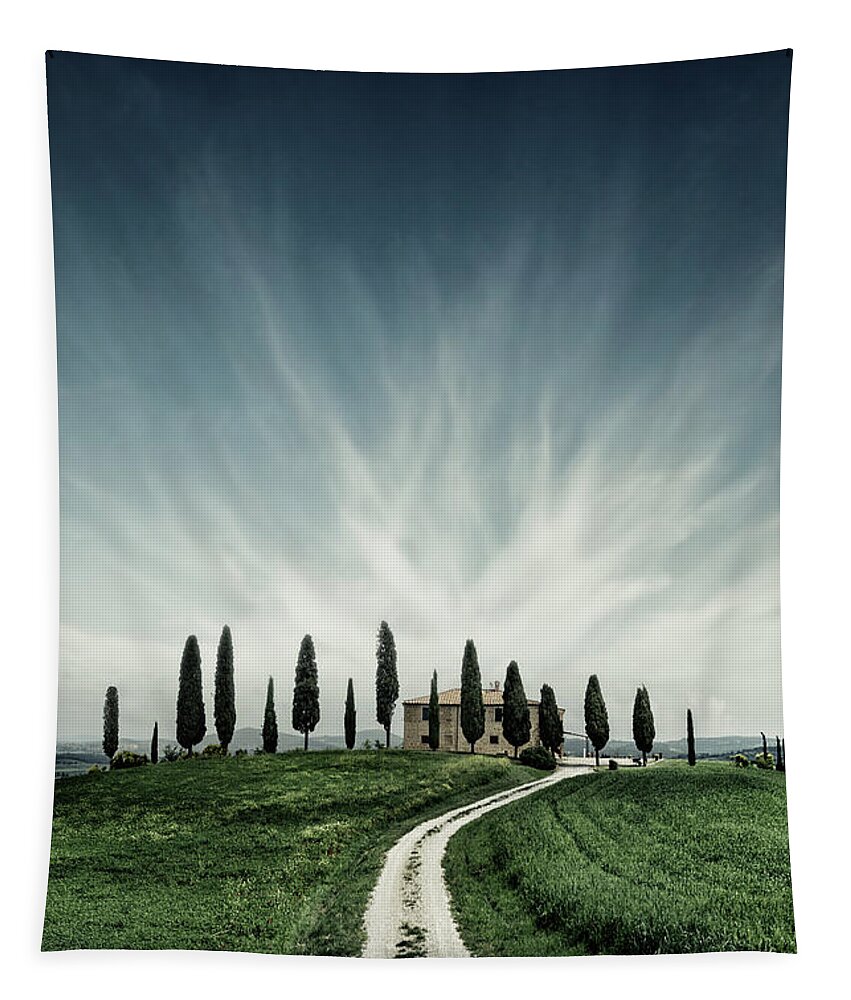 Kremsdorf Tapestry featuring the photograph Tuscan Dream by Evelina Kremsdorf