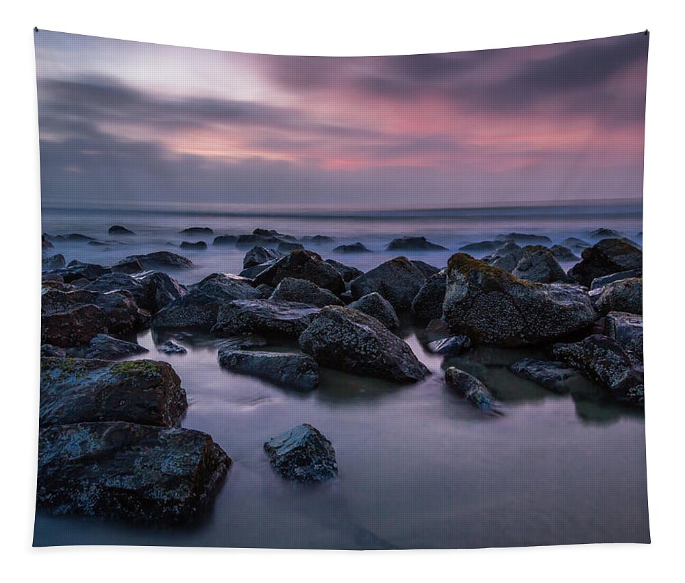 California Tapestry featuring the photograph Twilight Pacific by Gary Migues