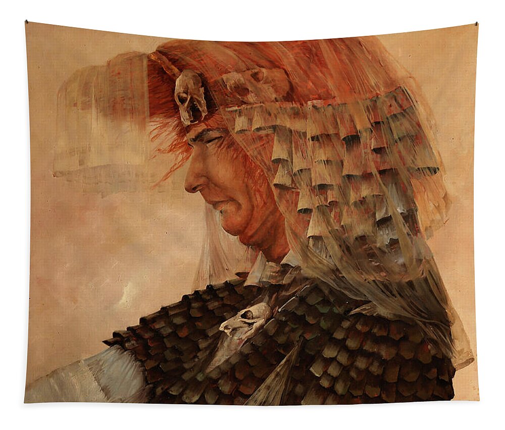 Guido Borelli Tapestry featuring the painting Uhmmm by Guido Borelli