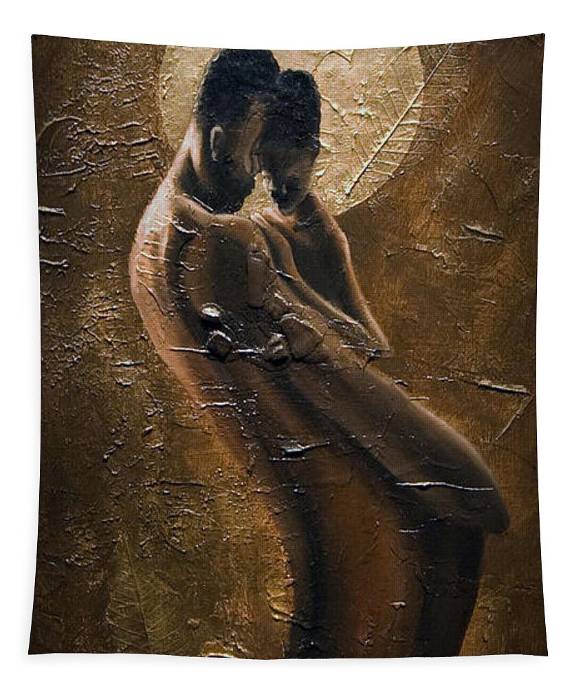 Father Tapestry featuring the painting Unconditional by Jerome White