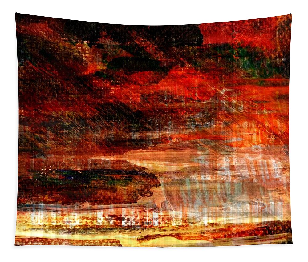 Abstract Tapestry featuring the digital art Unique Moments... by Art Di