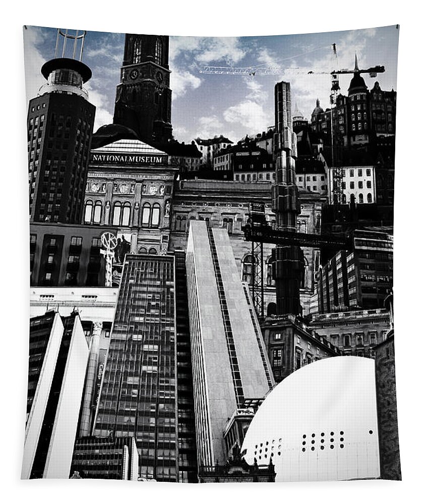 City Tapestry featuring the photograph Urban Stockholm by Nicklas Gustafsson