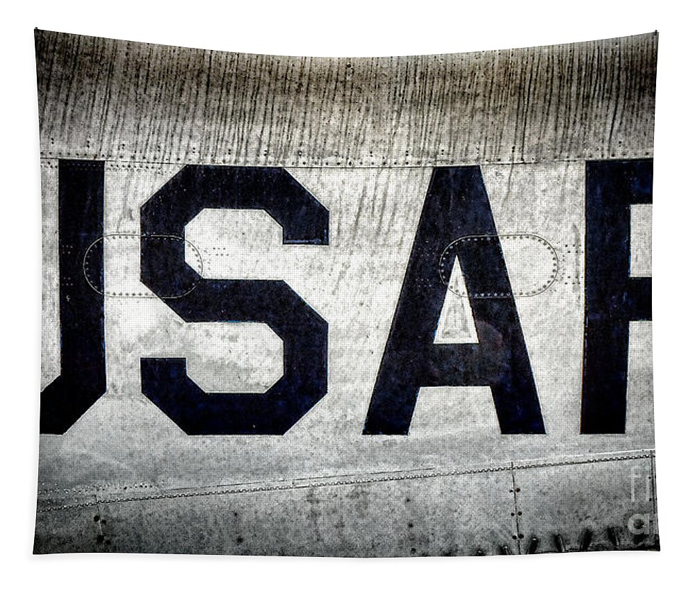Usaf Tapestry featuring the photograph Usaf by Olivier Le Queinec