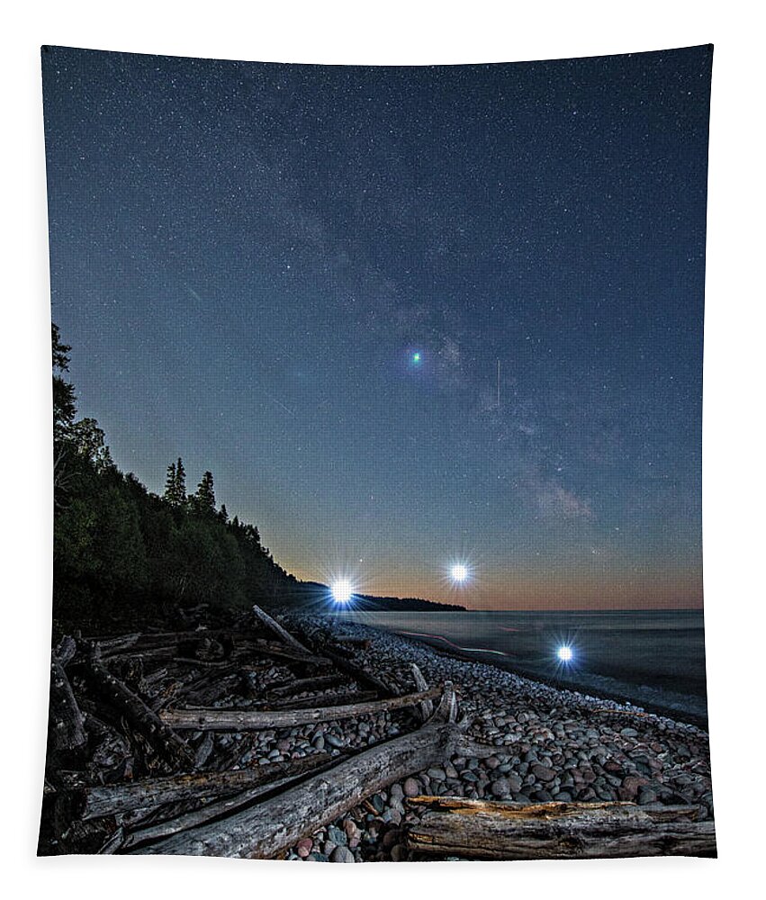 Stars Tapestry featuring the photograph UV by Doug Gibbons