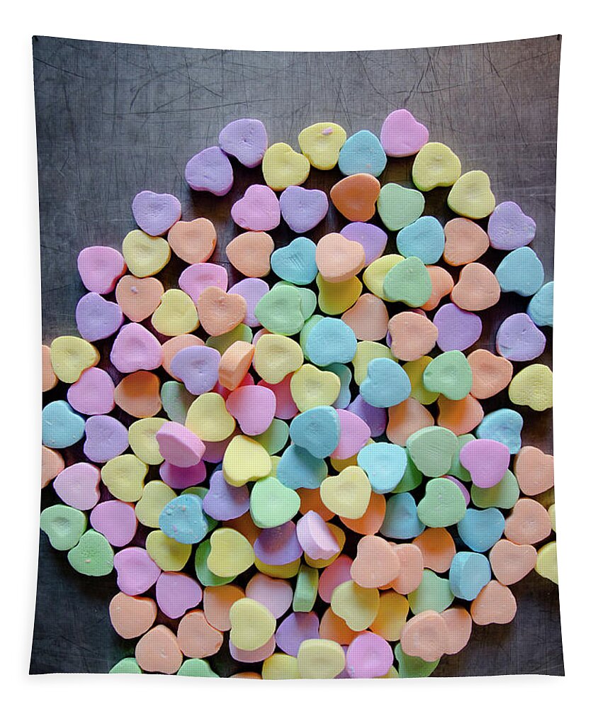 Love Tapestry featuring the photograph Valentine Candies by Andrea Anderegg
