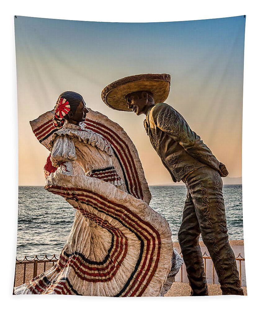 Art Tapestry featuring the photograph Vallarta Dancers II by Paul LeSage