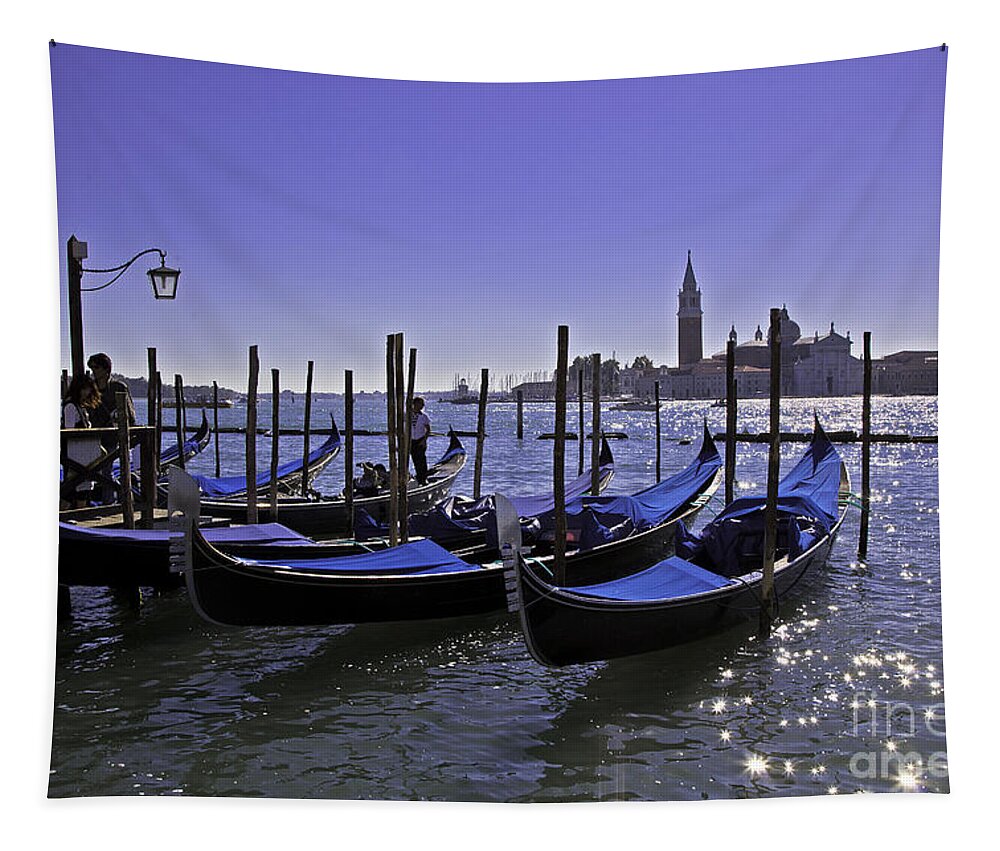 Venice Tapestry featuring the photograph Venice is a magical place by Madeline Ellis