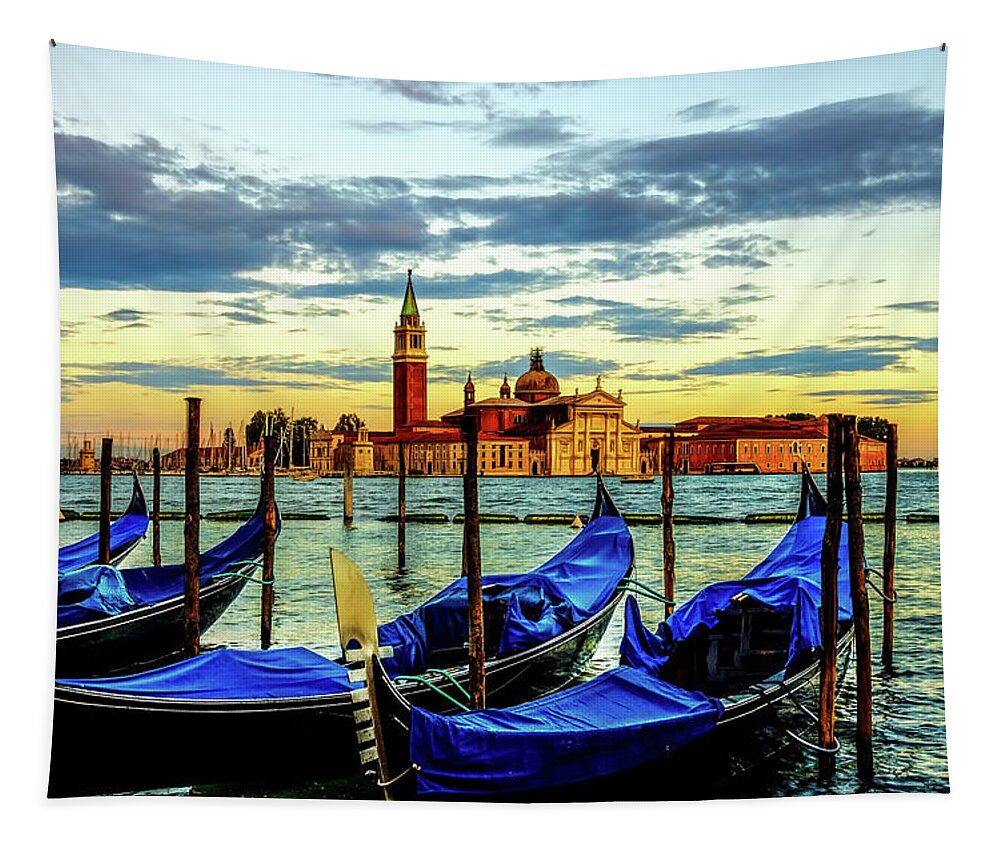 Adriatic Tapestry featuring the photograph Venice Landmark by Maria Coulson