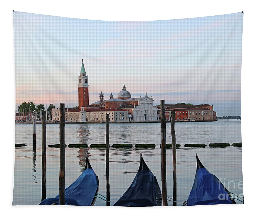 Venice Tapestry featuring the photograph Venice Sunrise 9104 by Jack Schultz