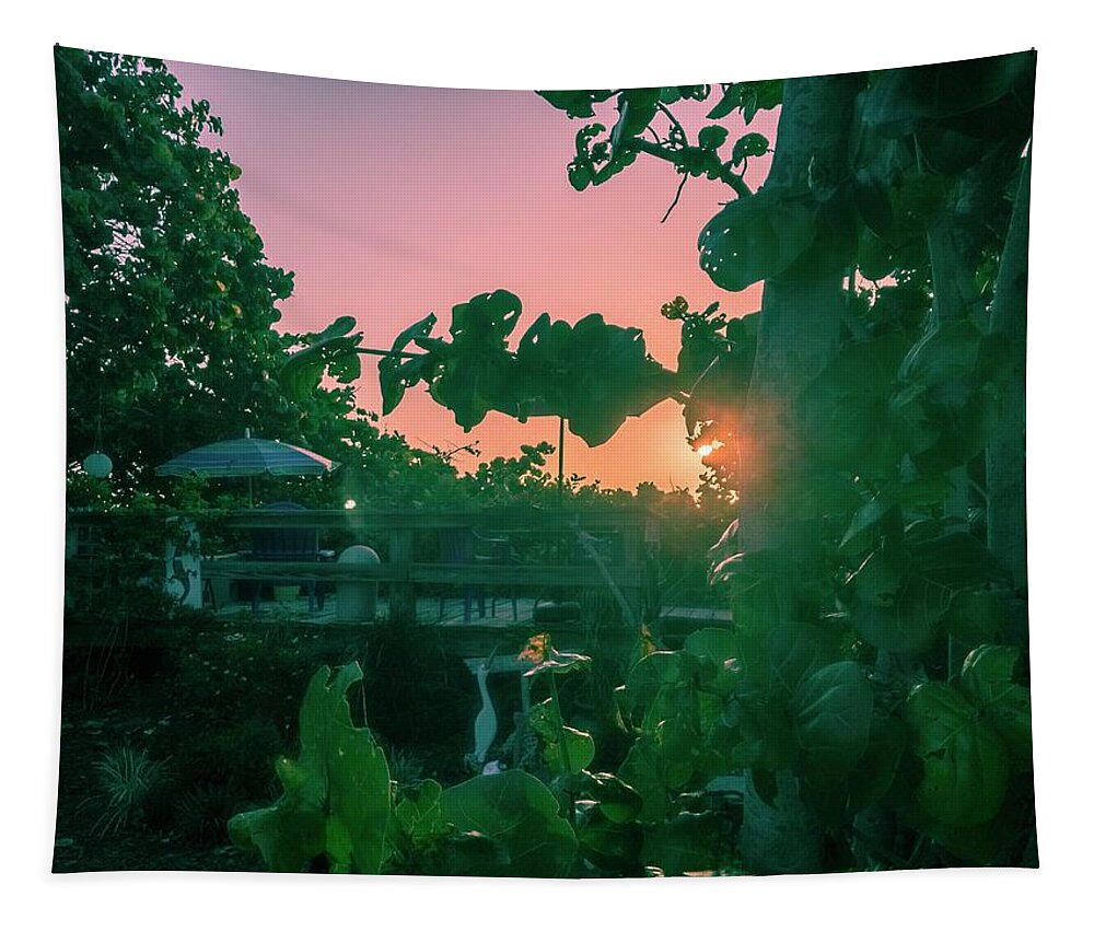 Sunrise Tapestry featuring the photograph Verdor By The Inn by Carlos Avila