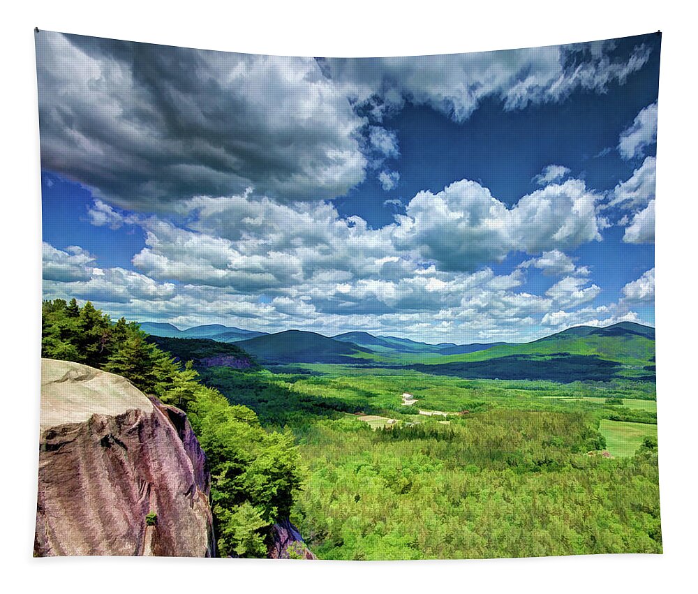 New England Tapestry featuring the photograph View from Cathedral Ledge by David Thompsen