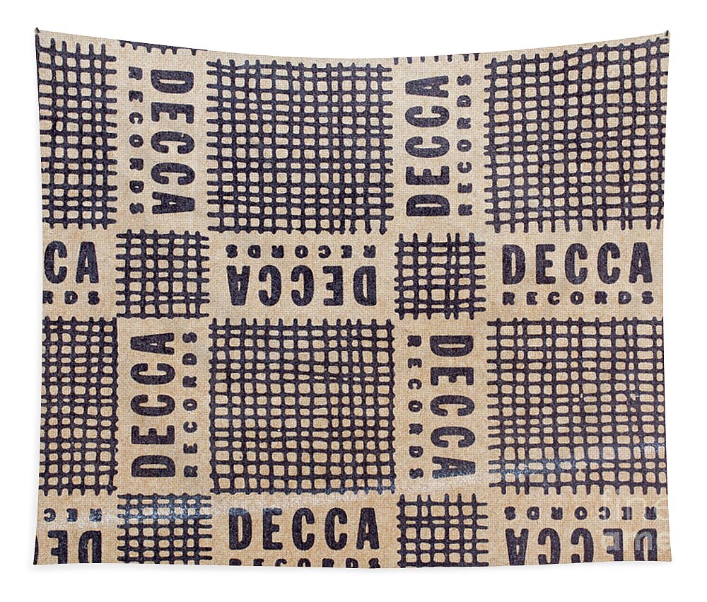 45s Tapestry featuring the photograph Vintage Decca Records Pattern by Edward Fielding
