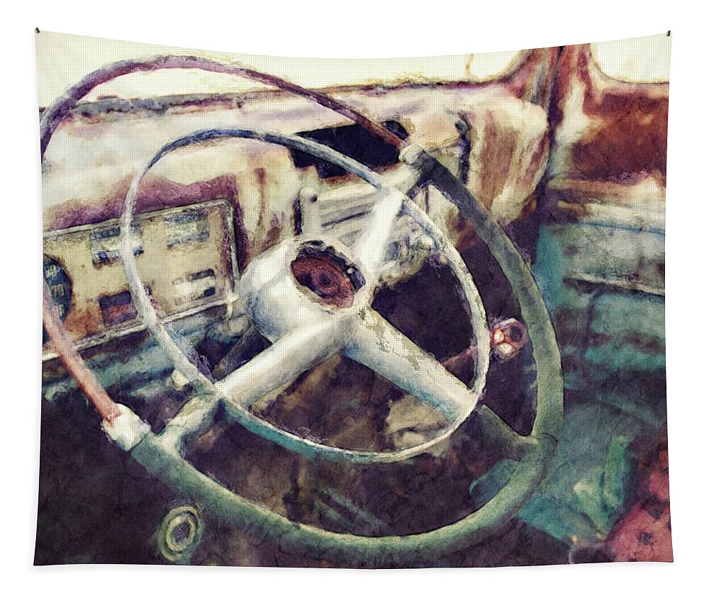 Truck Tapestry featuring the photograph Vintage Pickup Truck by Phil Perkins
