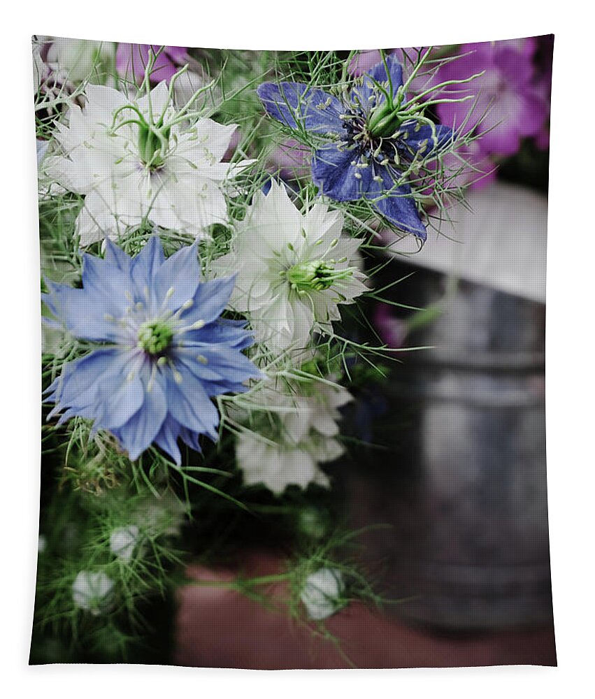 Flowers Tapestry featuring the photograph Vintage Touch by Jessica Myscofski