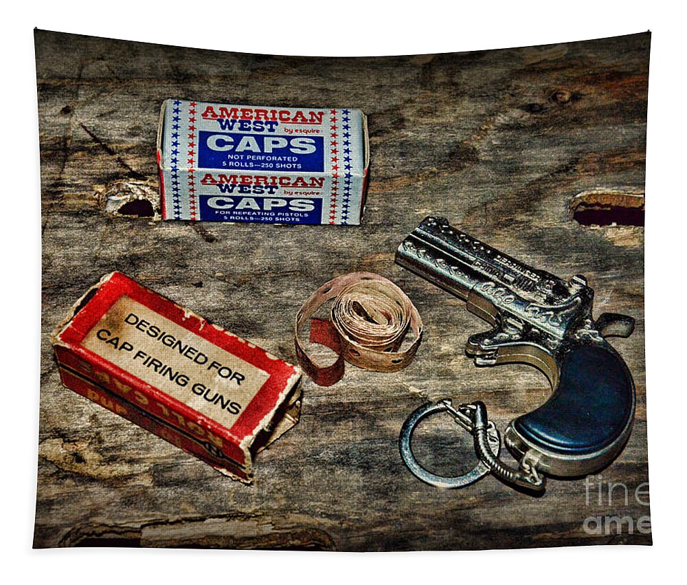 Flintlock Blunderbuss Pistol 1 Tapestry by Paul Ward - Fine Art