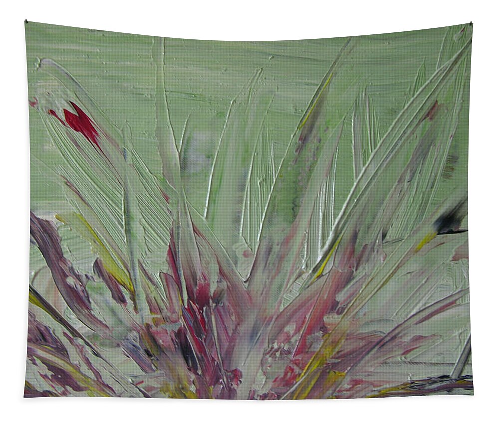 Abstract Paiting Tapestry featuring the painting W31 - smell by KUNST MIT HERZ Art with heart