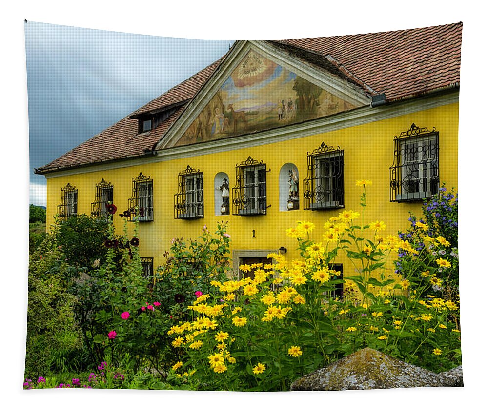 Old House Tapestry featuring the photograph Wachauer House by Wolfgang Stocker