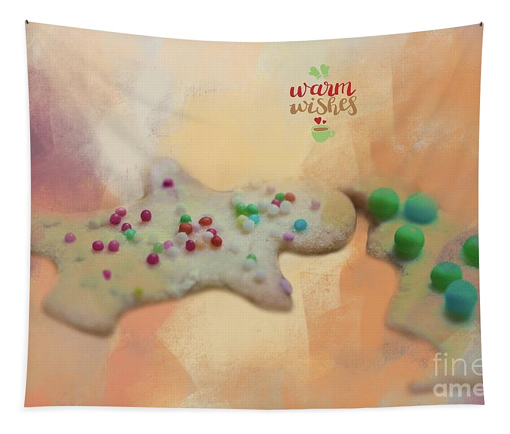 Christmas Tapestry featuring the photograph Warm Wishes by Eva Lechner