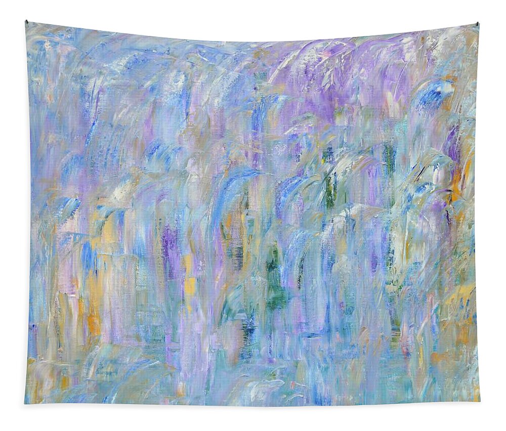 Marla Mcpherson Tapestry featuring the painting Waterfall by Marla McPherson
