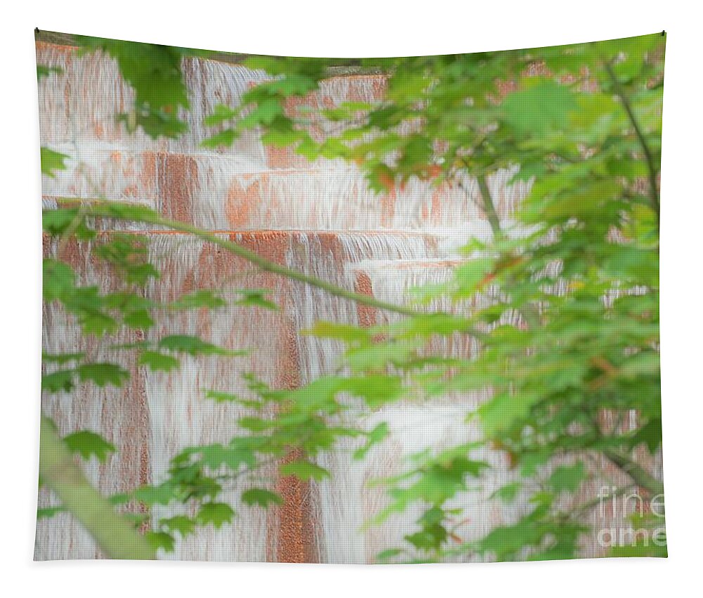 Portland Oregon Tapestry featuring the photograph Waterfall, Portland by Merle Grenz