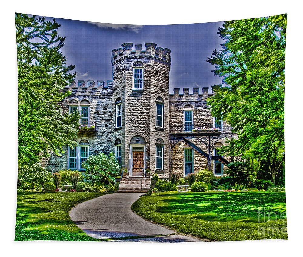 Werner Tapestry featuring the photograph Werner Castle by William Norton