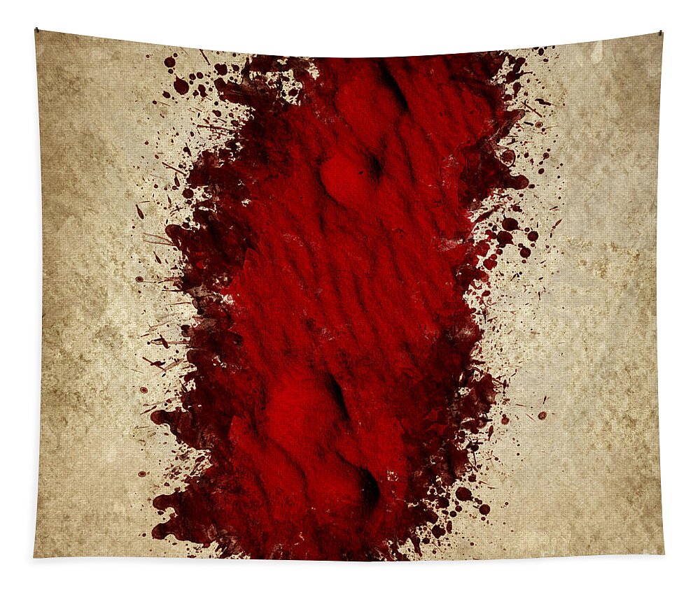 Crime Tapestry featuring the photograph Where the blood trail leads by Jorgo Photography
