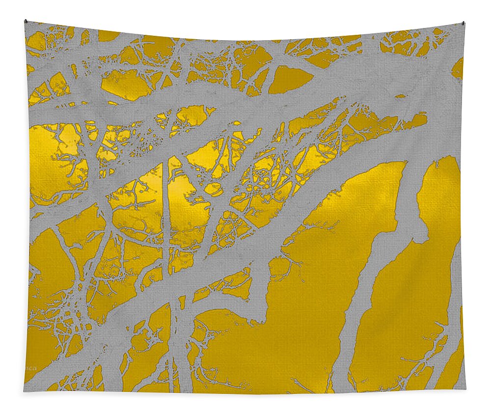 White Oak -yellow Orange Tapestry featuring the photograph White Oak -Yellow Orange by Tom Janca