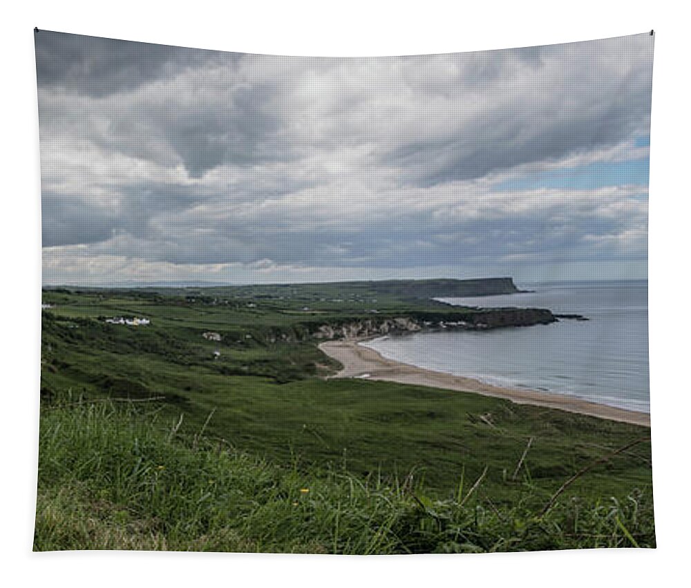 Antrim Tapestry featuring the photograph Whitepark Bay by Teresa Wilson