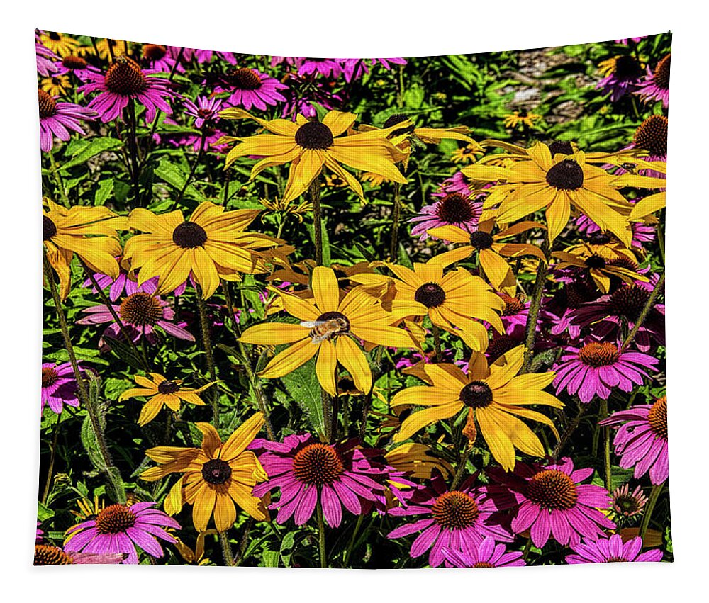 Botanical Gardens Tapestry featuring the photograph Wildflowers by Pat Cook