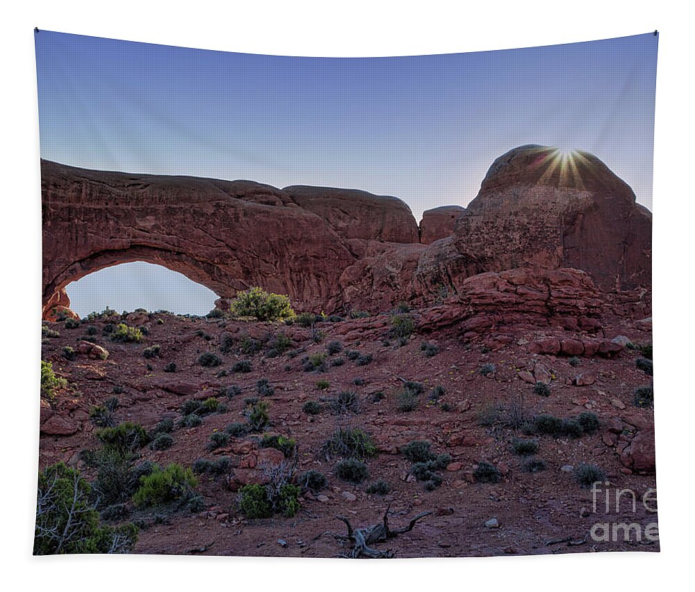 Utah Landscape Tapestry featuring the photograph Will there be any Stars in my Crown by Jim Garrison