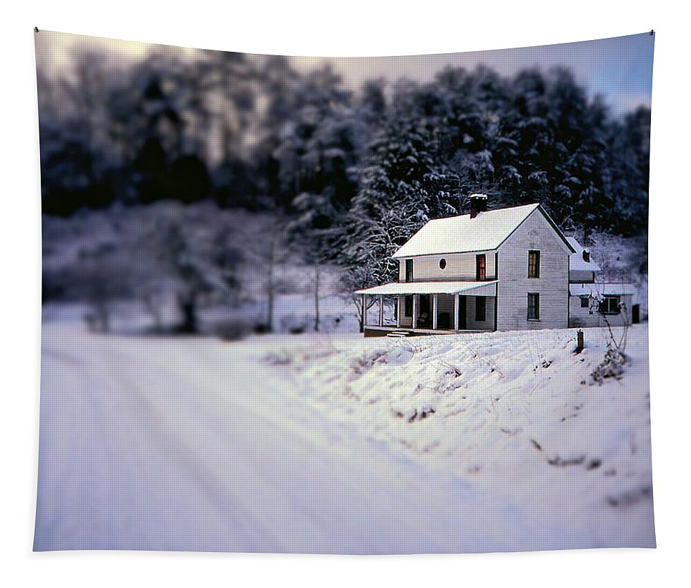 Fine Art Tapestry featuring the photograph Winter Wonder by Rodney Lee Williams