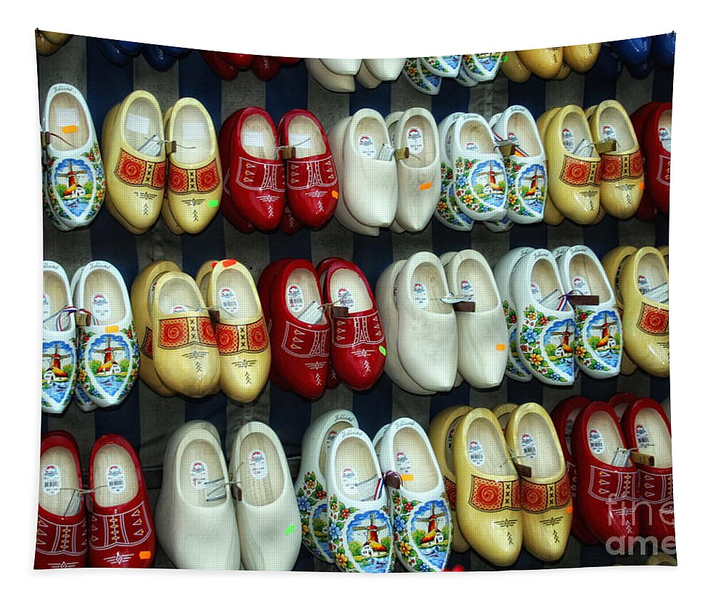 Timothy Hacker Tapestry featuring the photograph Wooden Shoes by Timothy Hacker