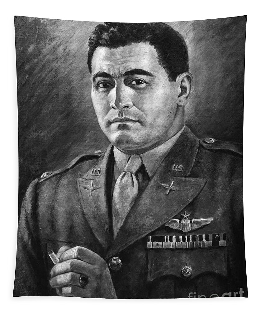 1944 Tapestry featuring the painting World War II Colonel by Granger
