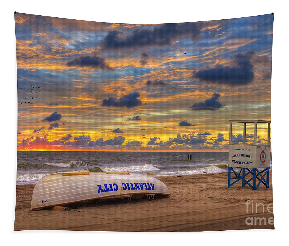 Atlantic City Tapestry featuring the photograph Wow Luxury Sanctuary by David Zanzinger