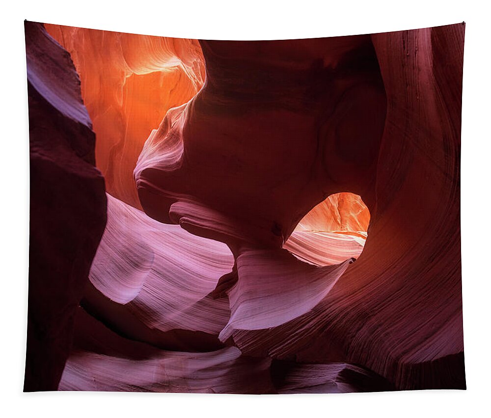Antelope Canyon Tapestry featuring the photograph Antelope Canyon #1 by Deborah Penland