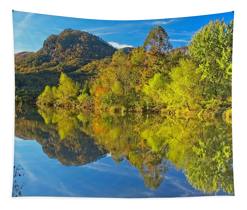 Autumn Tapestry featuring the photograph Autumn Reflections by Allen Nice-Webb