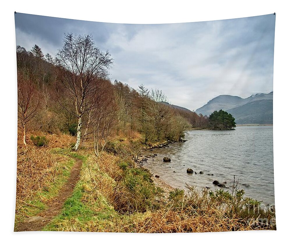 Lake District Tapestry featuring the photograph Ennerdale Water, English Lake District #1 by Martyn Arnold