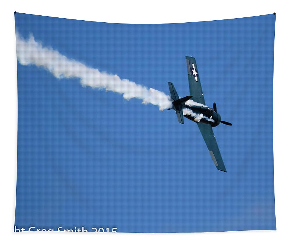 F4f Wildcat Tapestry featuring the photograph F4F Wildcat #1 by Greg Smith