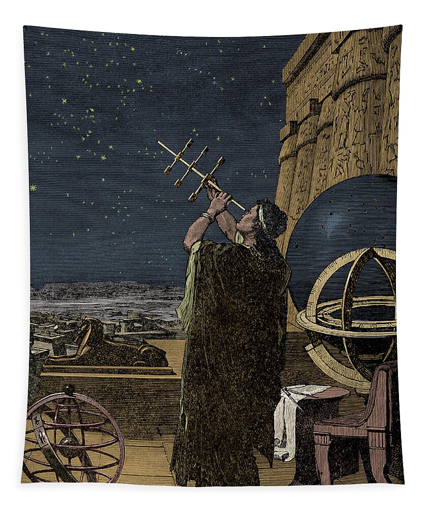 2nd Century Bc Tapestry featuring the photograph Hipparchus, Greek Astronomer #1 by Science Source