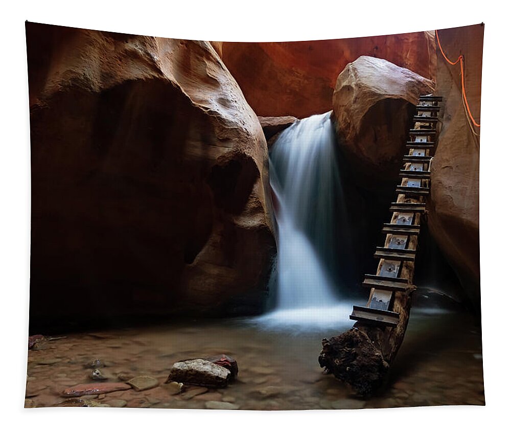 Long Exposure Tapestry featuring the photograph Let it Flow #1 by Tassanee Angiolillo