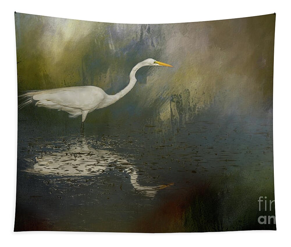 White Tapestry featuring the photograph Looking For Lunch #1 by Marvin Spates