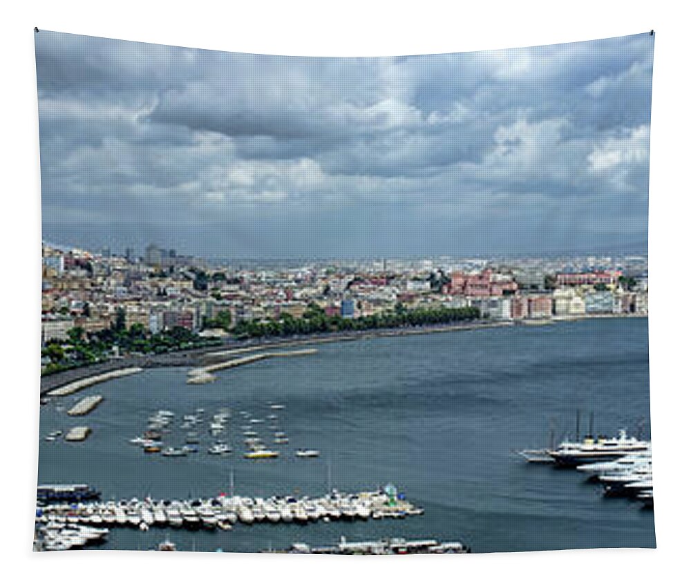 Italy Tapestry featuring the photograph Stormy Napoli #1 by Bill Chizek