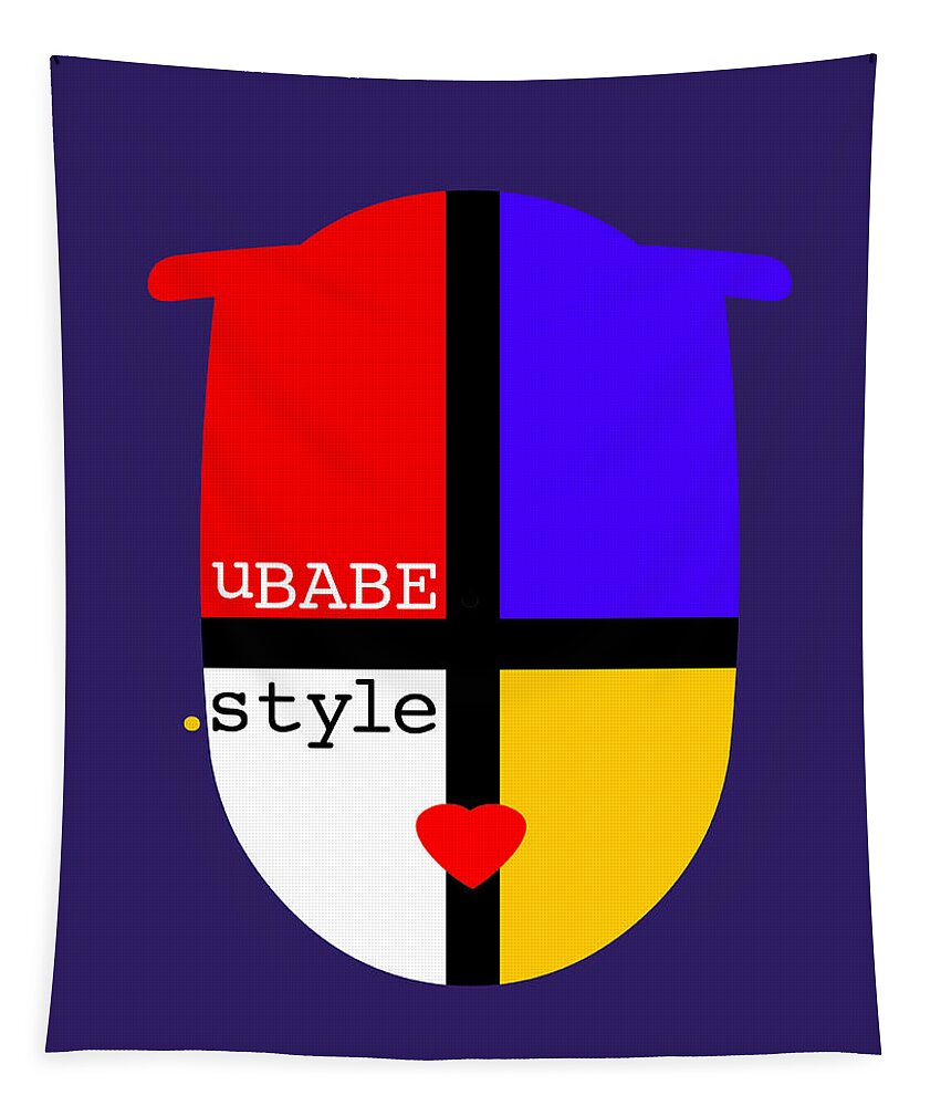The Style Tapestry featuring the digital art The Style #1 by Ubabe Style