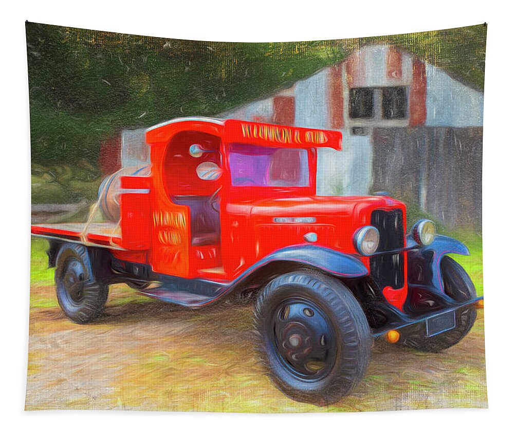 Truck Tapestry featuring the photograph Vintage Truck #1 by Keith Hawley