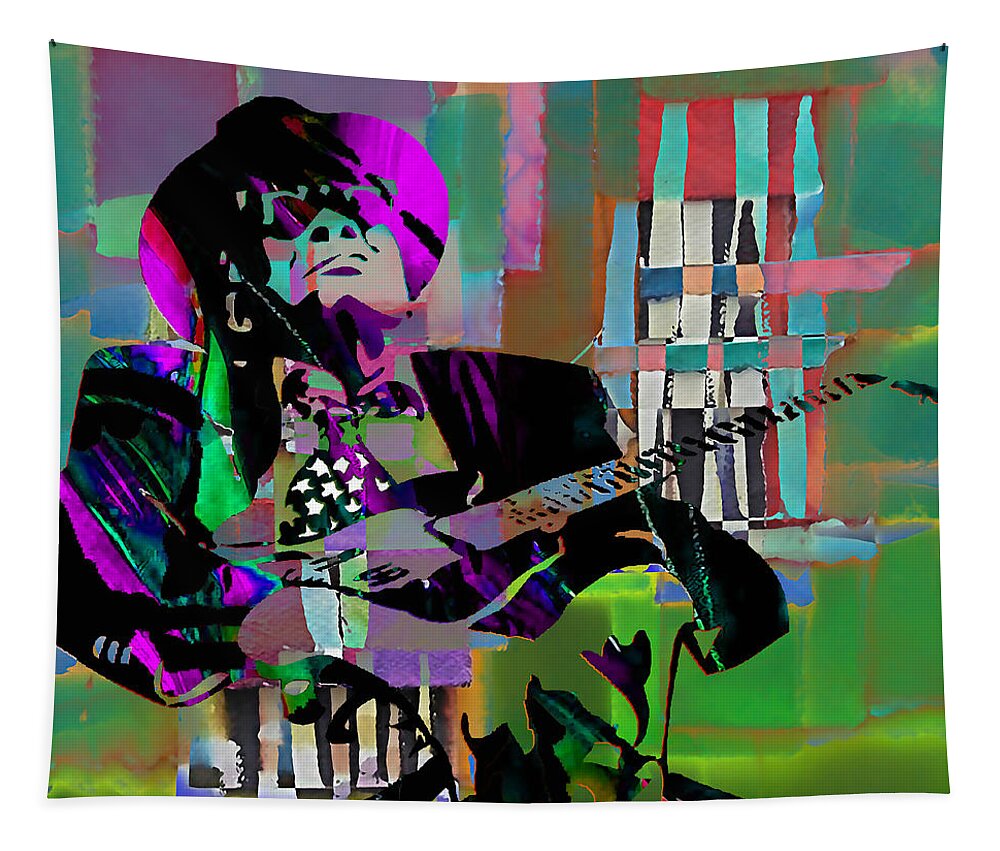 John Lee Hooker Tapestry featuring the mixed media John Lee Hooker Collection #10 by Marvin Blaine