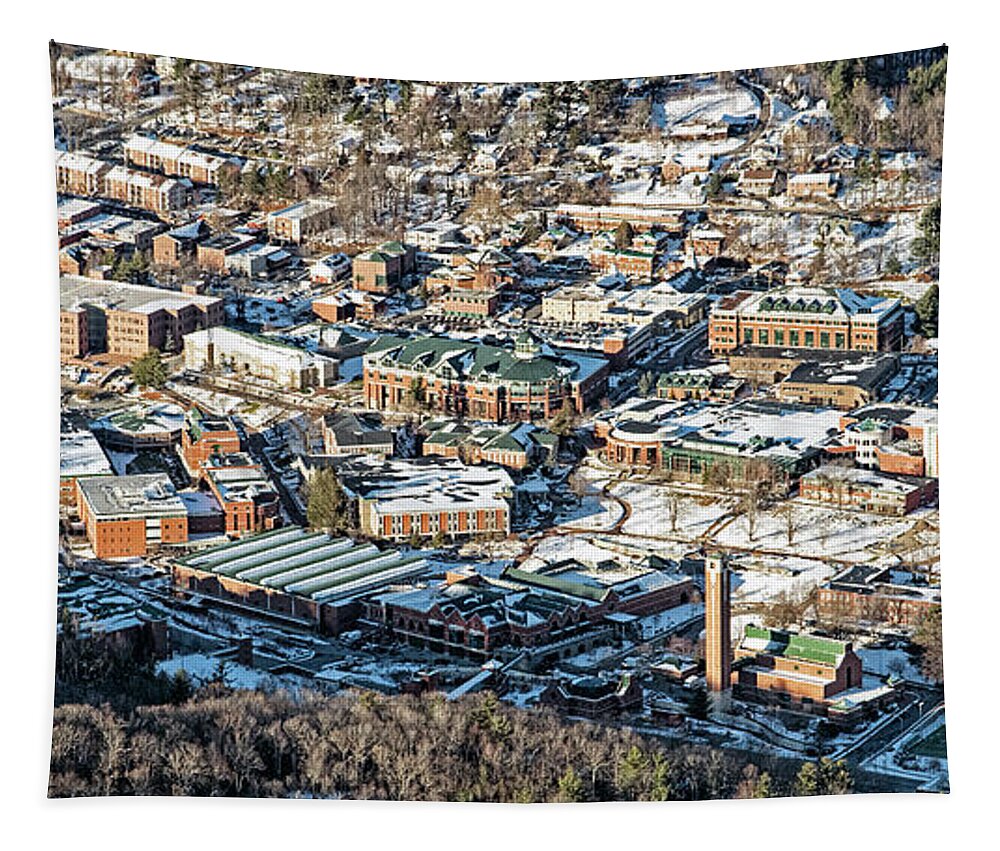 Appalachian State University Tapestry featuring the photograph Appalachian State University - Boone, NC #3 by David Oppenheimer