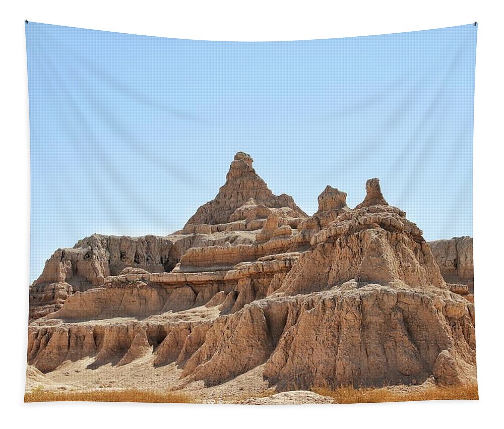 Badlands Tapestry featuring the photograph Badlands #2 by Susan Jensen