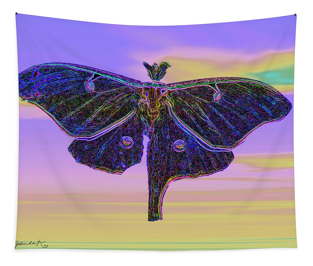 Nature Tapestry featuring the digital art Fantasia by Gerlinde Keating - Galleria GK Keating Associates Inc
