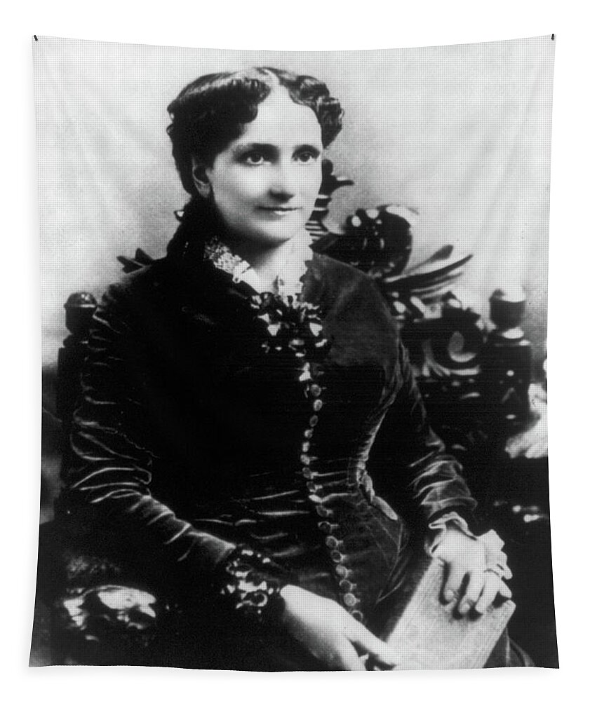 1880s Tapestry featuring the photograph Mary Baker Eddy, Founder Of Christian by Science Source