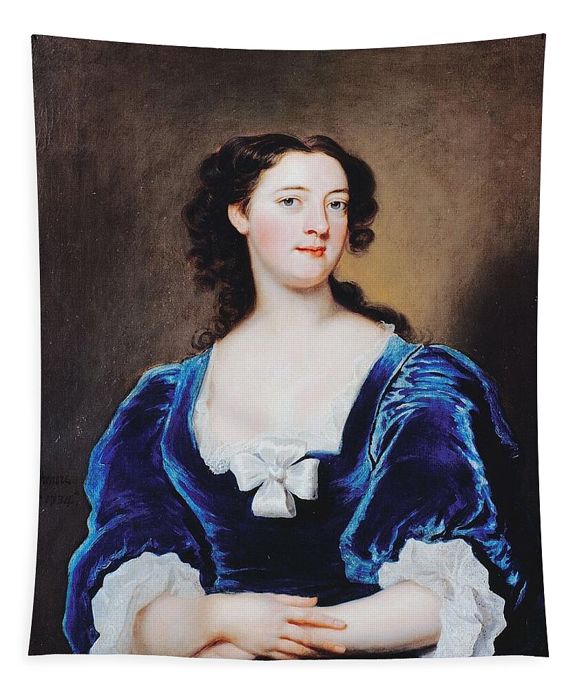 Joseph Highmore Tapestry featuring the painting Portrait of a Lady #3 by Joseph Highmore